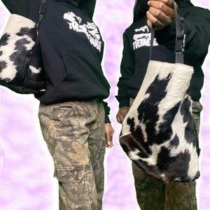 Cow Print Handbag